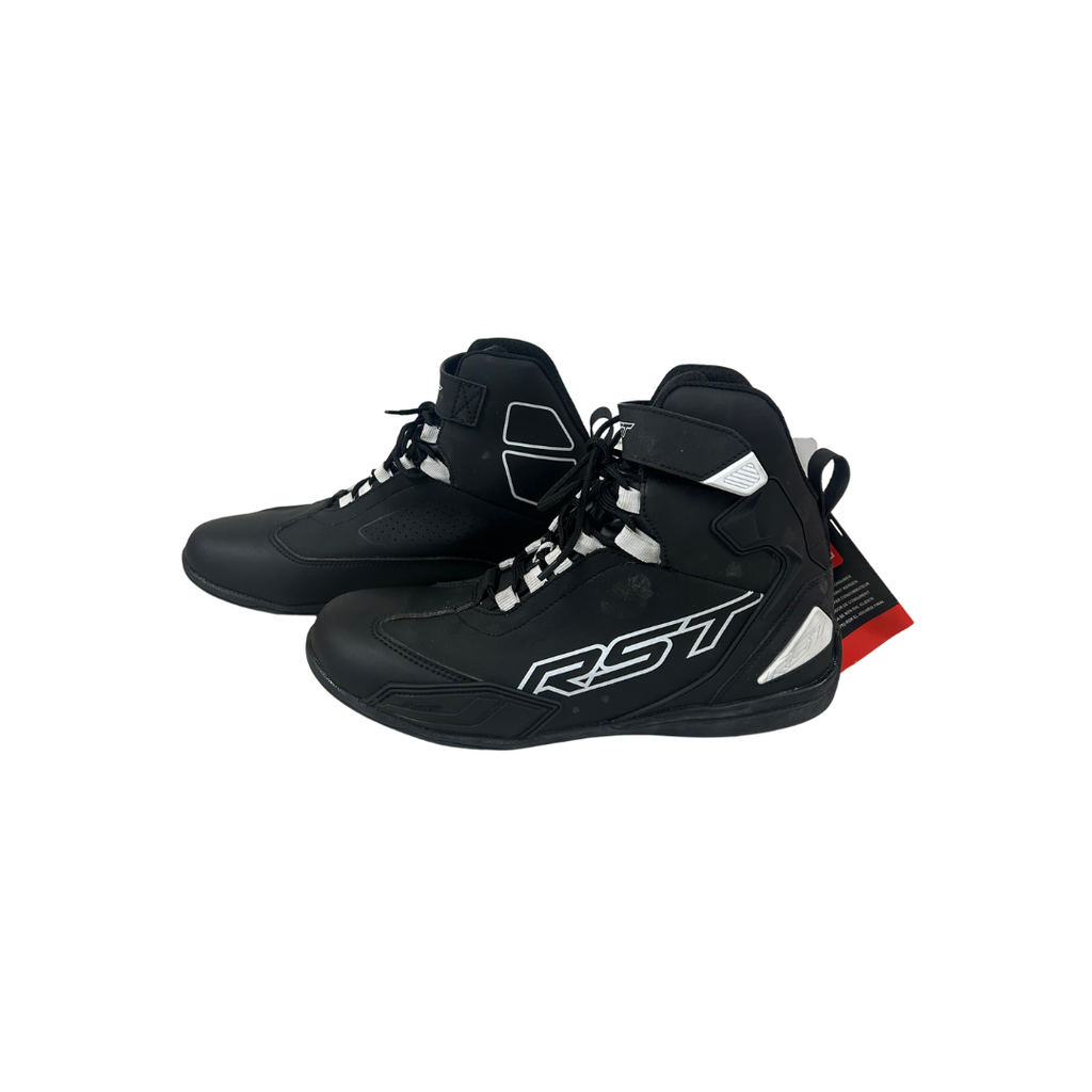 RST Sabre Moto CE Riding Shoes - Black/Black/White