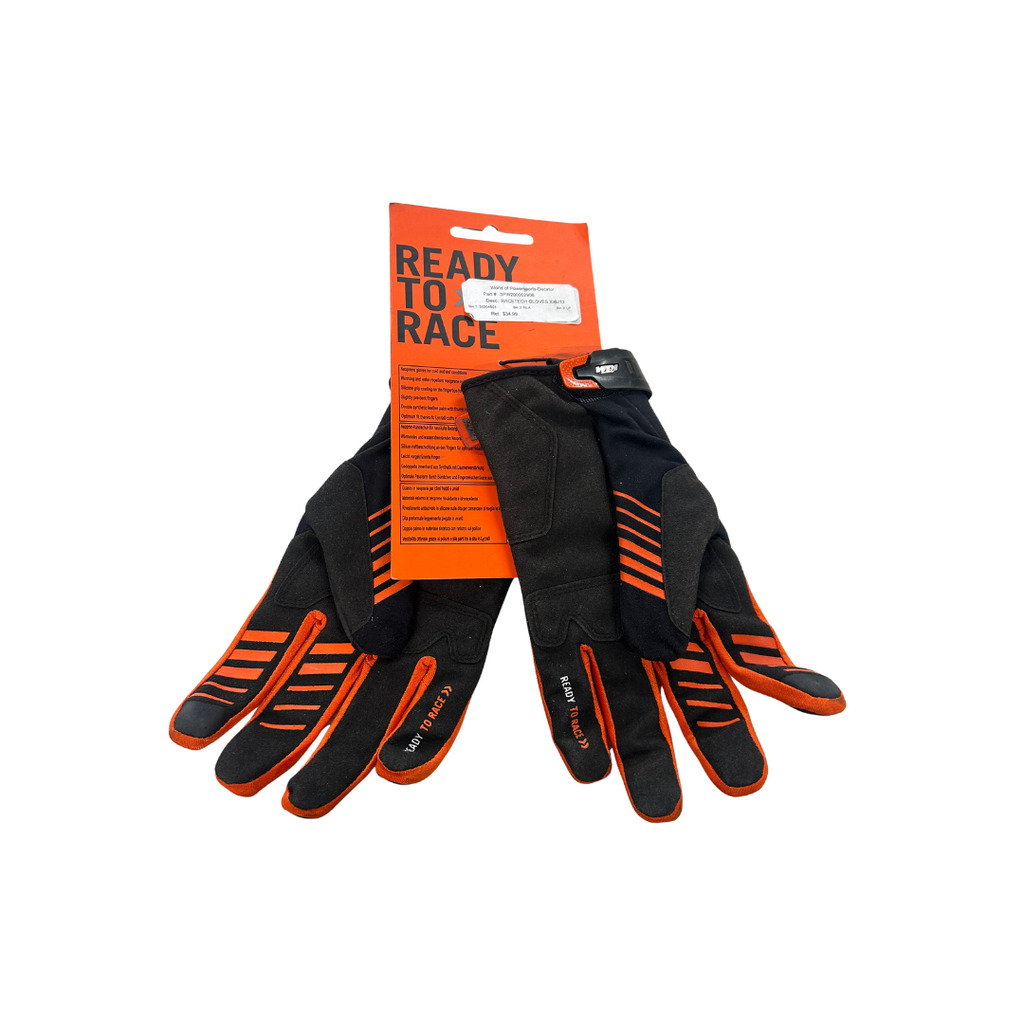 KTM Racetech WP Off-Road Gloves – Black | XL