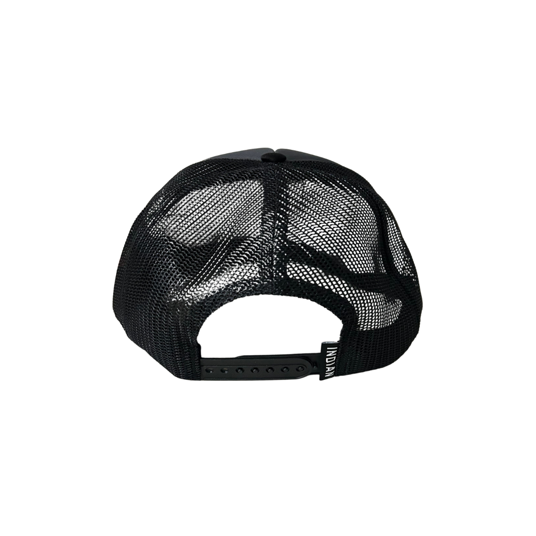Indian Motorcycle IMC Racing Trucker Hat Gray