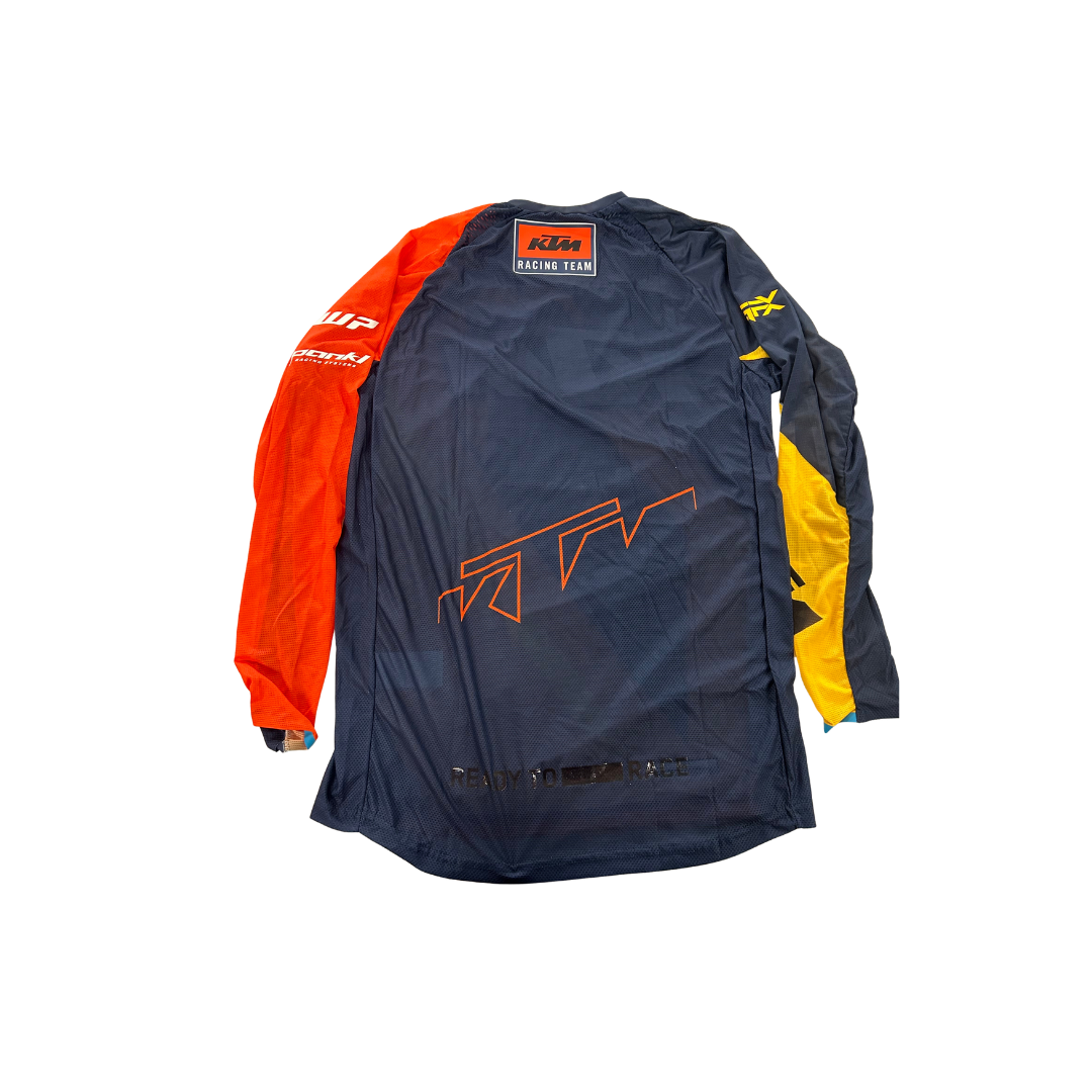 KTM Gravity-FX Replica Motocross Jersey – Orange/Navy/Yellow