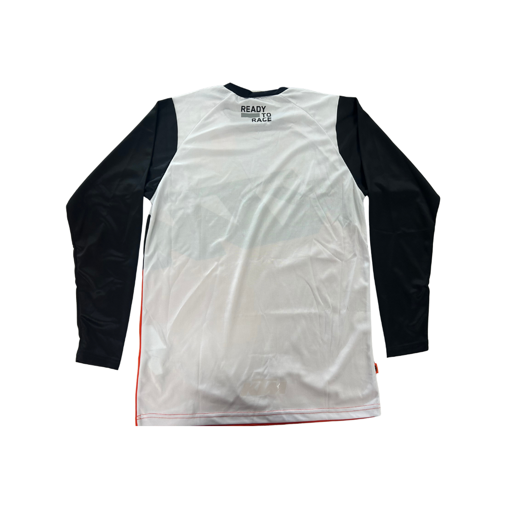 KTM Pounce Motocross Jersey – Black/White/Orange