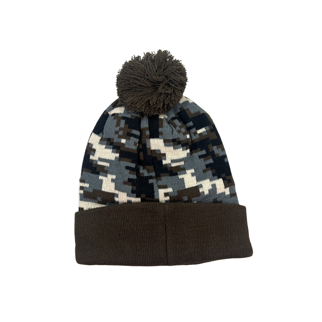 Kawasaki Digital Camo Beanie – Brown | One Size