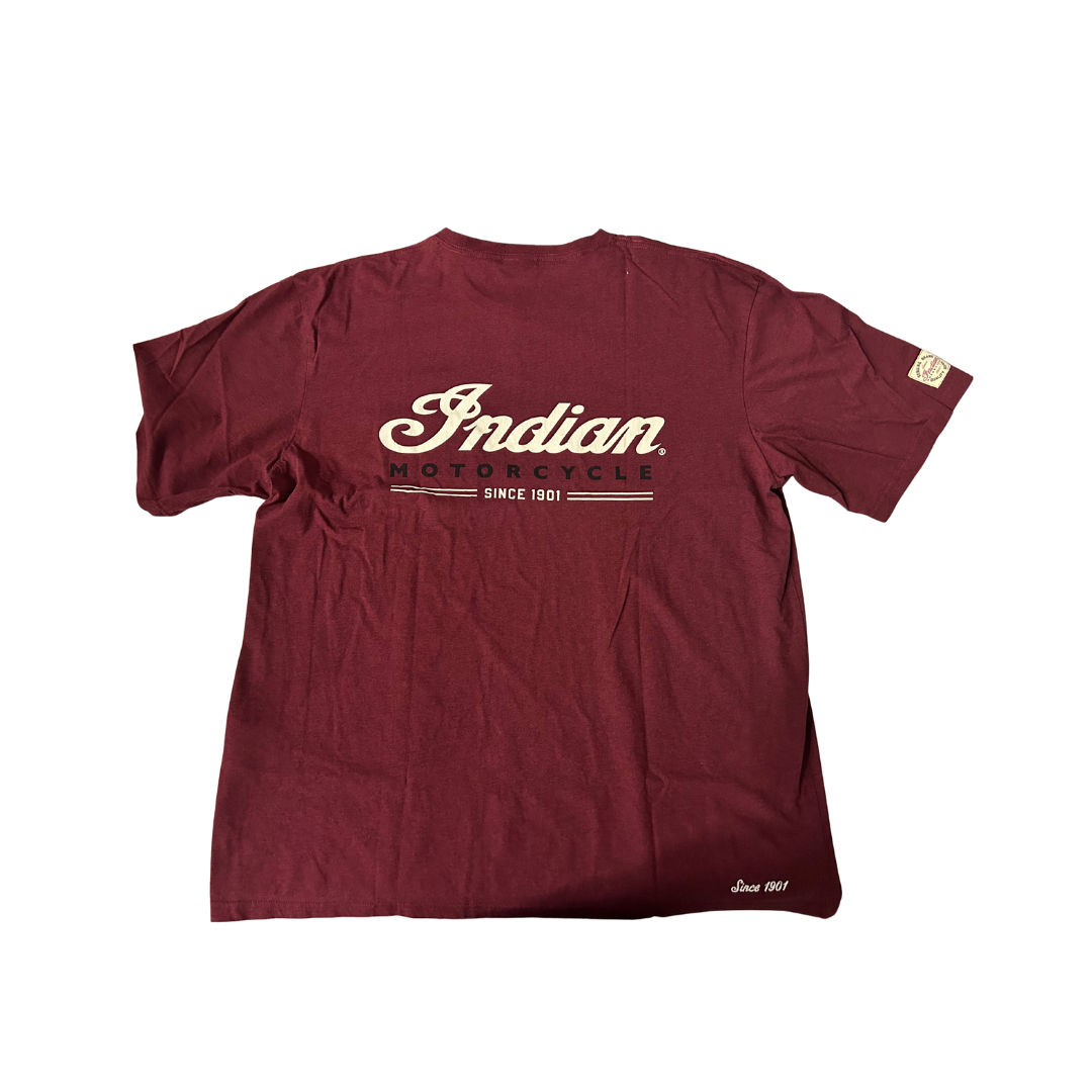 Indian Motorcycle Men’s Motorcycle Tee – Red