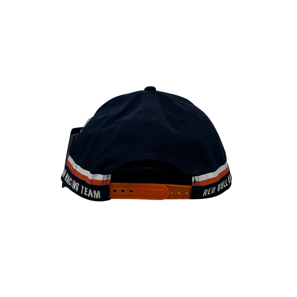 Red Bull KTM Racing Team Traction Flat-Brim Cap – Navy/Orange – One Size