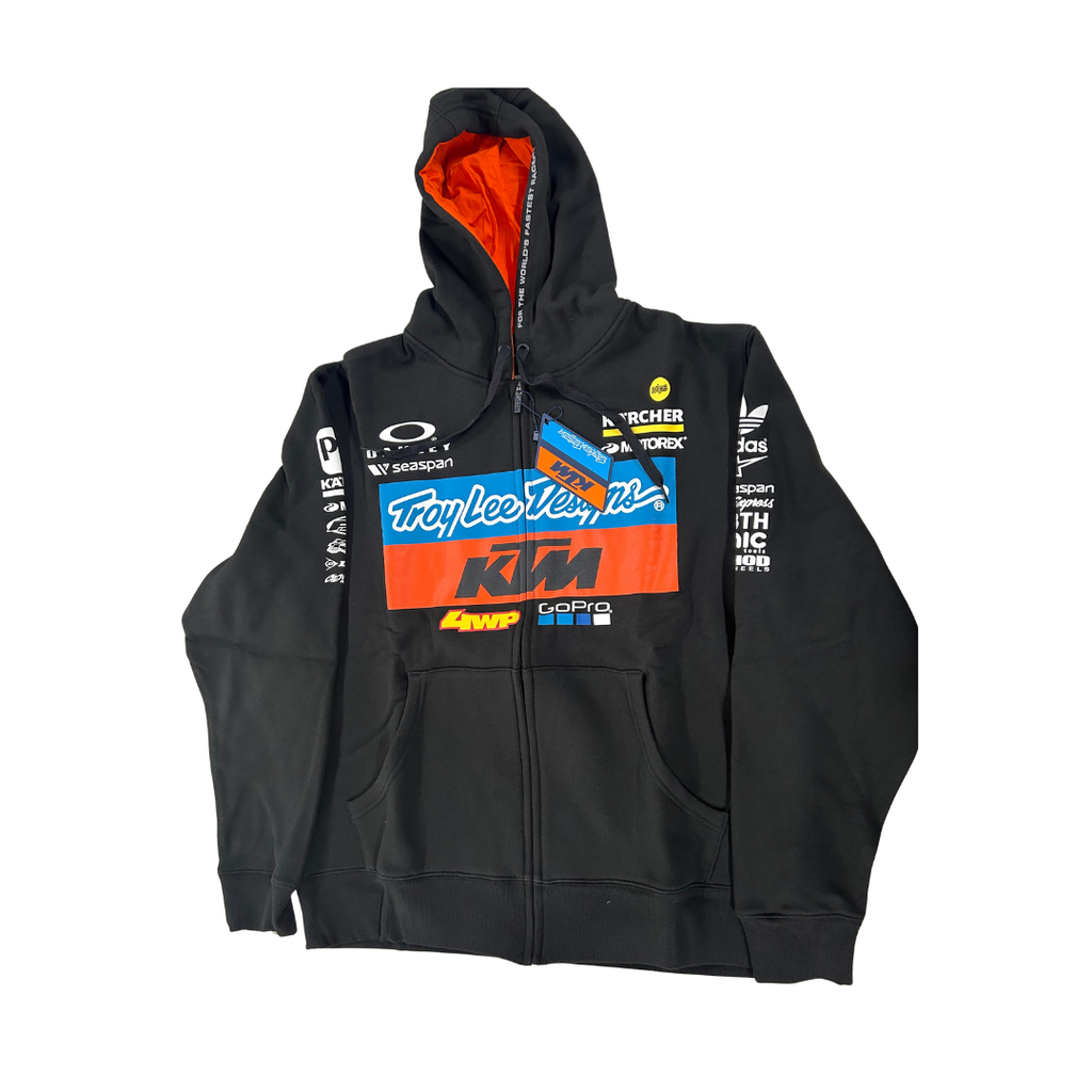 KTM Troy Lee Designs Team Zip Hoodie – Black