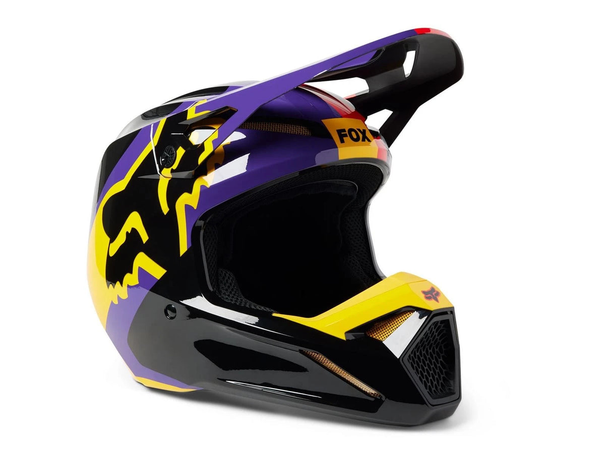 Fox Racing Youth V1 Xpozr Motocross Helmet - Multicolor