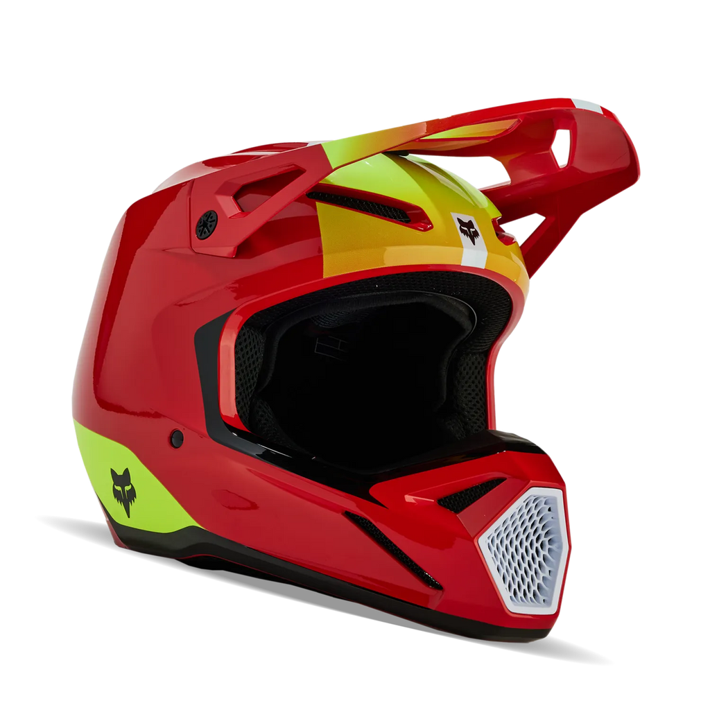 Fox Racing V1 Ballast Motocross Helmet - Flo Red