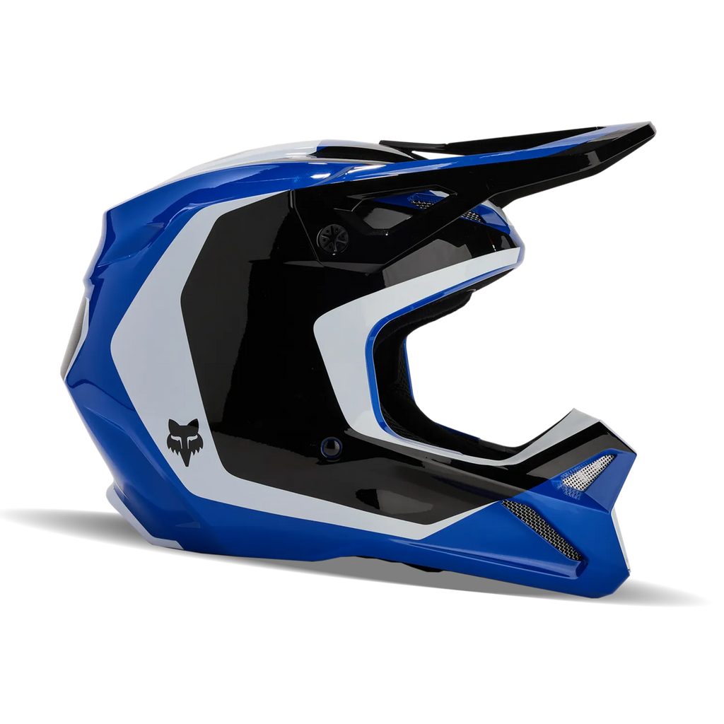 Fox Racing Youth V1 Nitro Motocross Helmet - Blue | Youth Medium