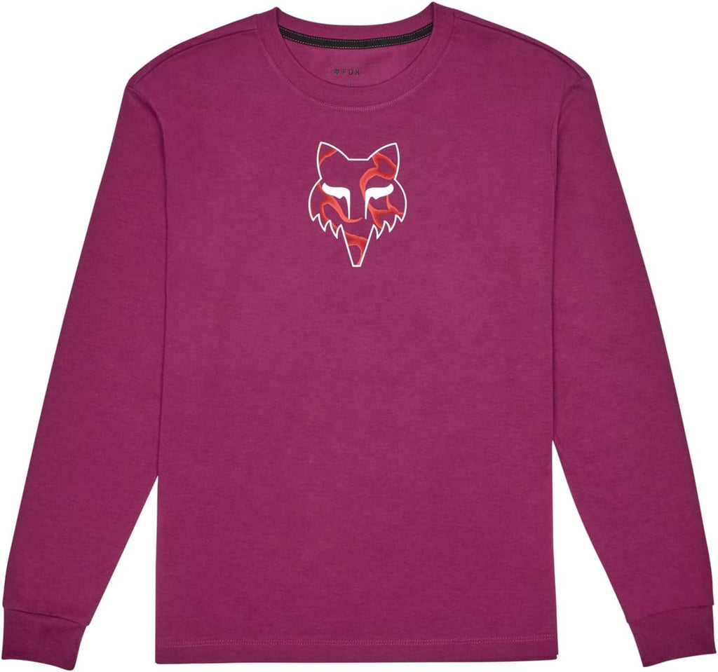 Fox Racing Women's Withered Oversized Long Sleeve T-Shirt - Magnetic