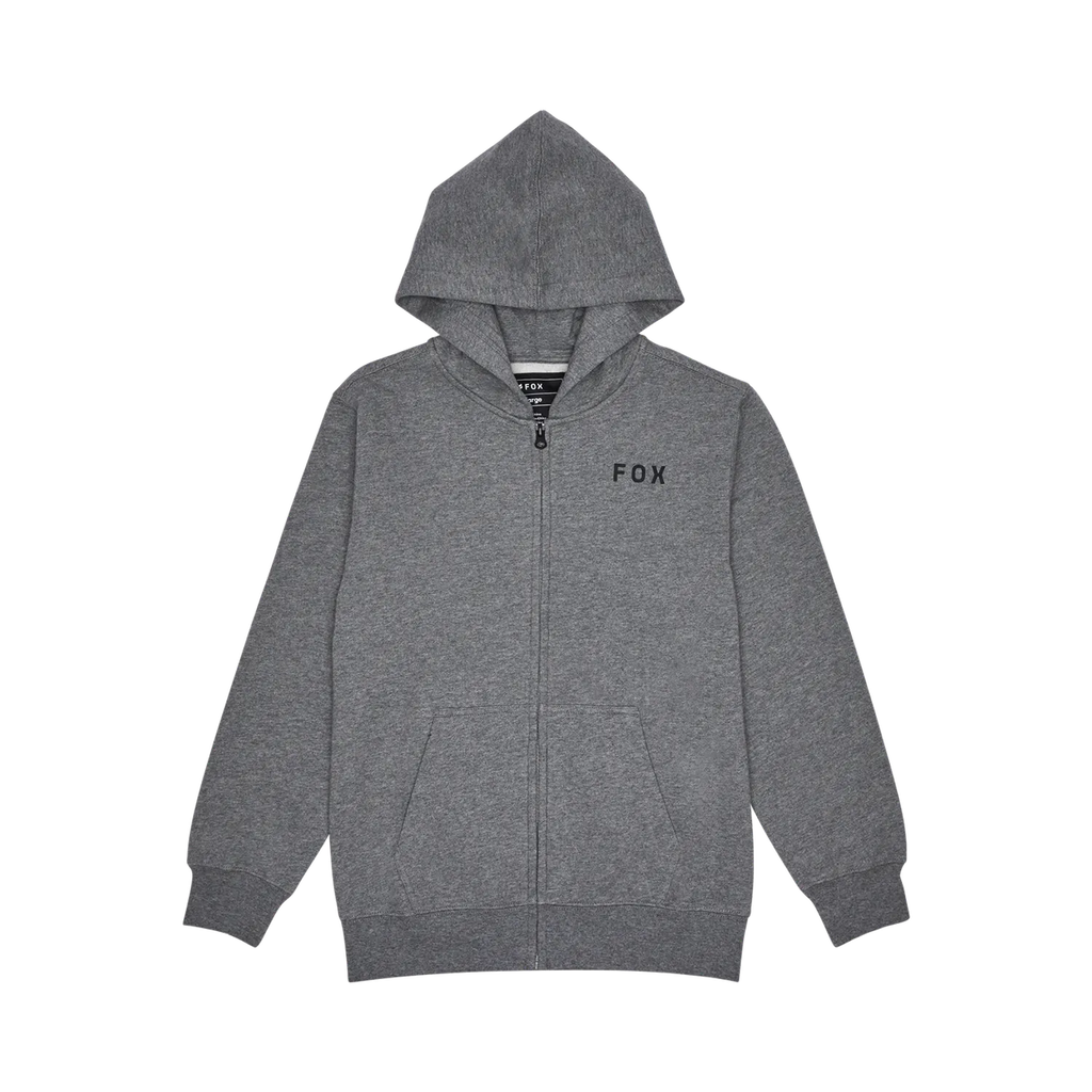 Fox Racing Youth Flora Zip Hoodie - Heather Graphite Grey