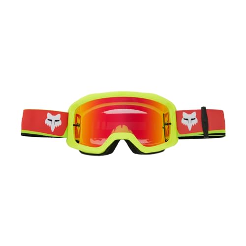 Fox Racing YOUTH MAIN MOTOCROSS GOGGLE, BALLAST BLACK/RED - SPARK MIRRORED LENS