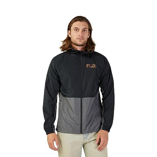 Fox Racing Men's Standard CIENEGA WINDBREAKER, BLACK, X-Large