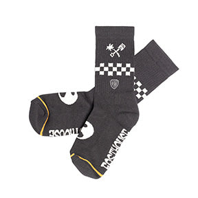 Youth Goldmine Crew Sock Black Os by Fasthouse
