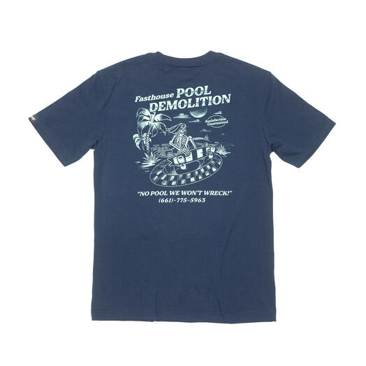 Youth Demolition Short Sleeve T-Shirt Navy by Fasthouse