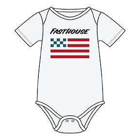Infant Liberty Onesie White by Fasthouse