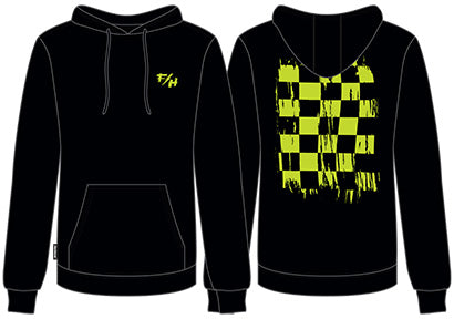 Youth Fray Hooded Pullover Black by Fasthouse