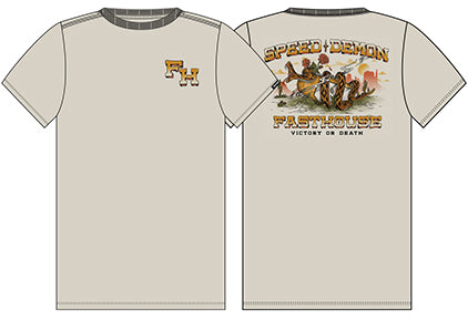 FastHouse TREADER Short Sleeve T-Shirt SANDSTONE