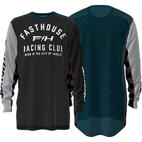 FastHouse GRNDHS CLUB Long Sleeve Jersey BLACKTEA