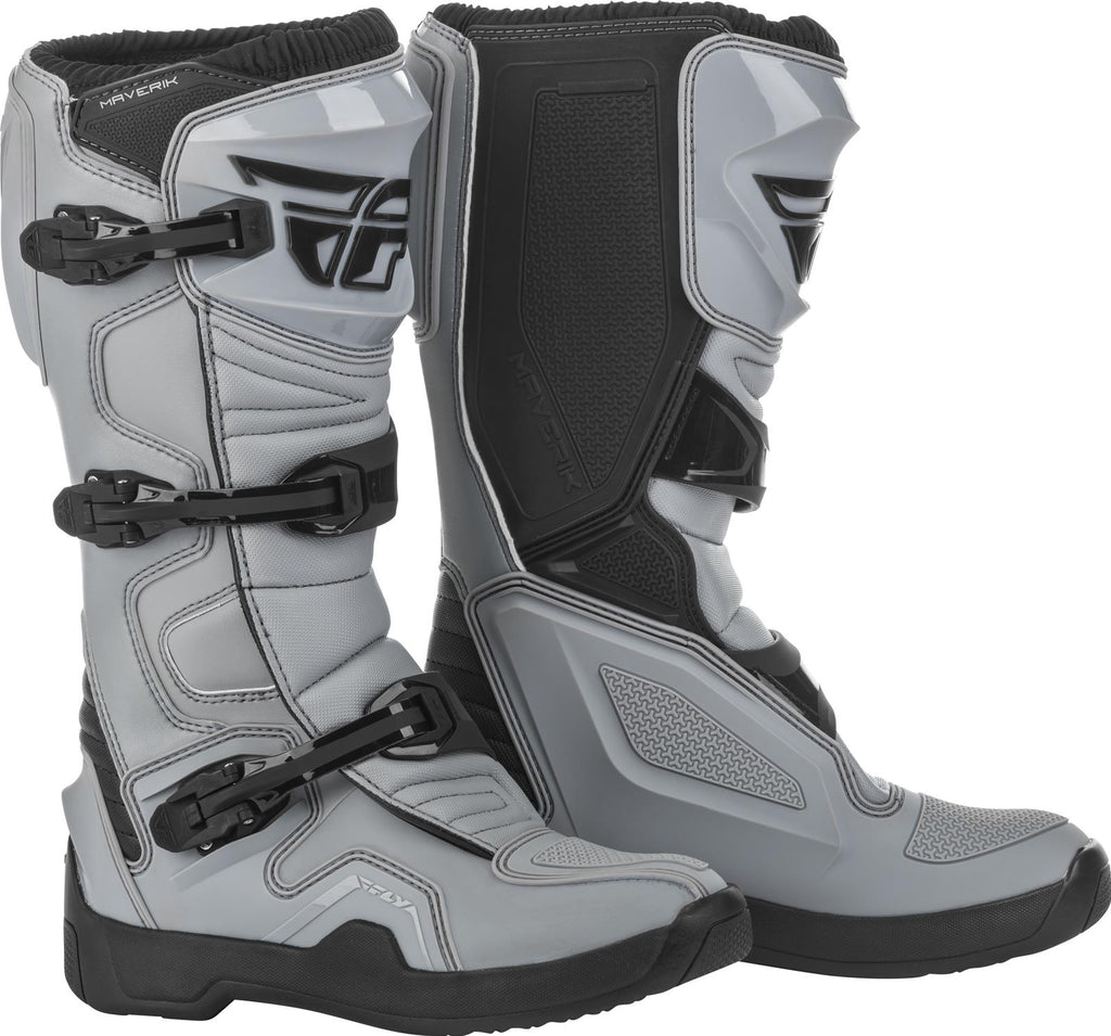 Fly Racing Maverick Boots | Grey/Black