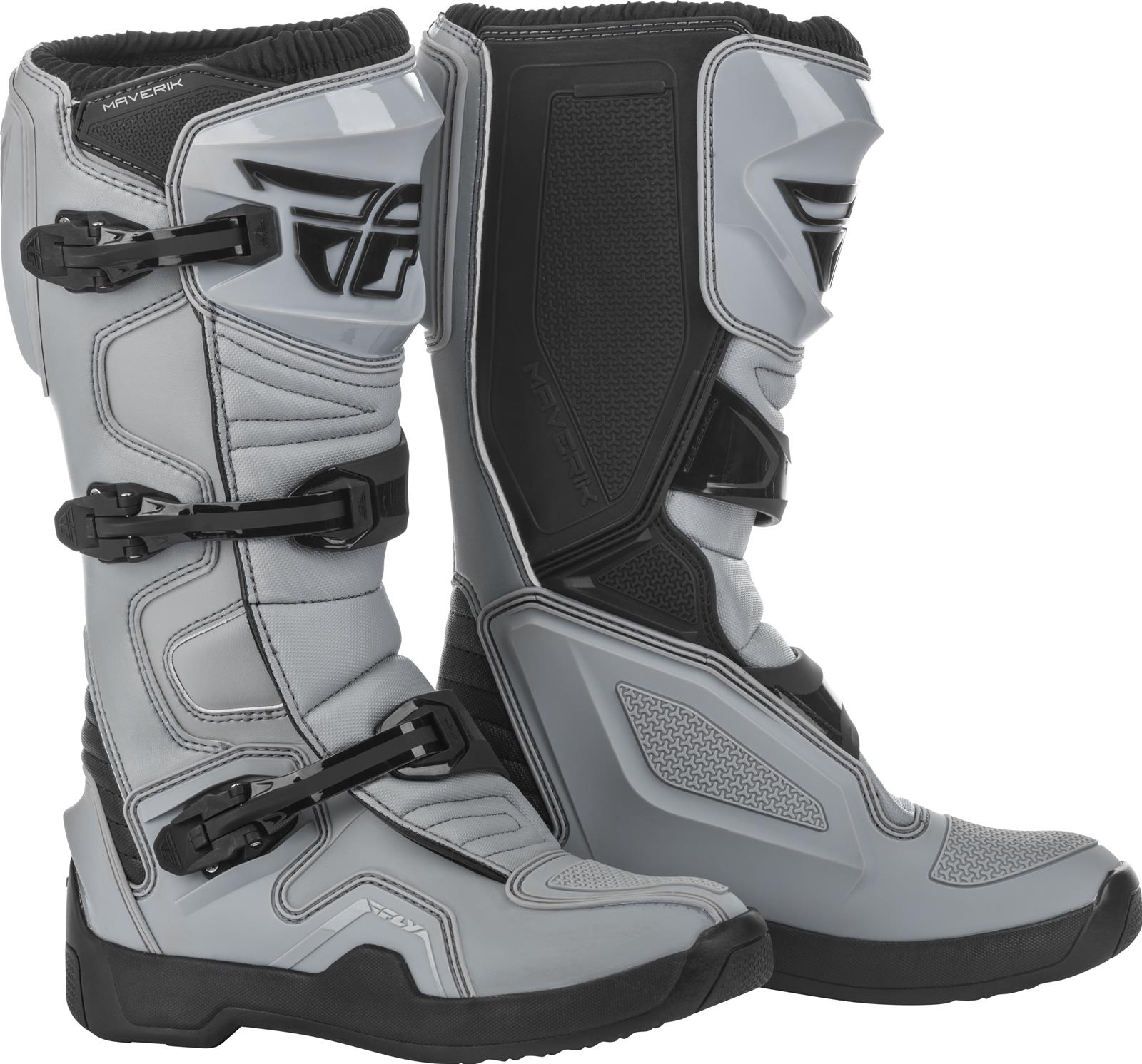 Fly Racing Maverick Boots | Grey/Black