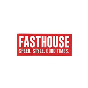 Red Good Times Sticker by Fasthouse