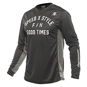 FastHouse SANGUARO ROCK Jersey BLACK/WT