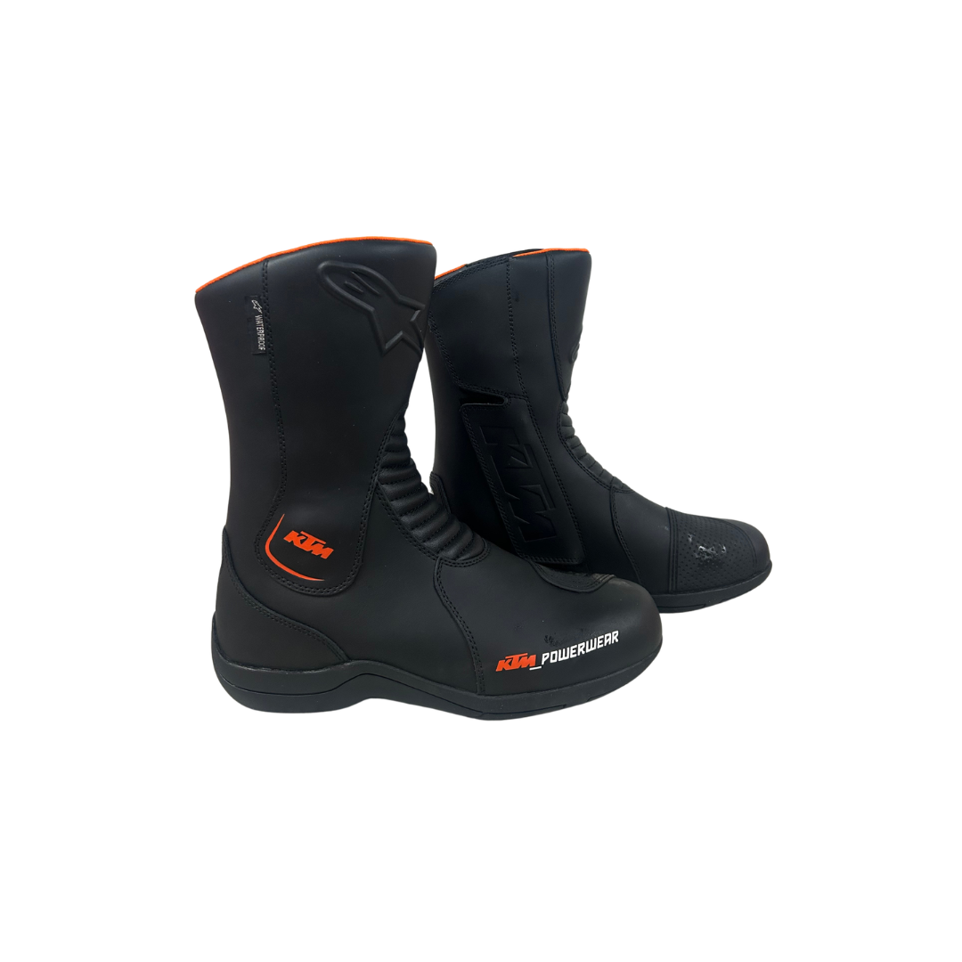 KTM Andes Waterproof Touring Boots by Alpinestars - Black
