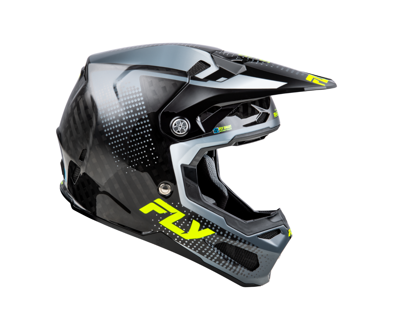 Fly Racing Formula S Carbon Protocol Helmet, Surveyor Gloves & Trademark Hoodie