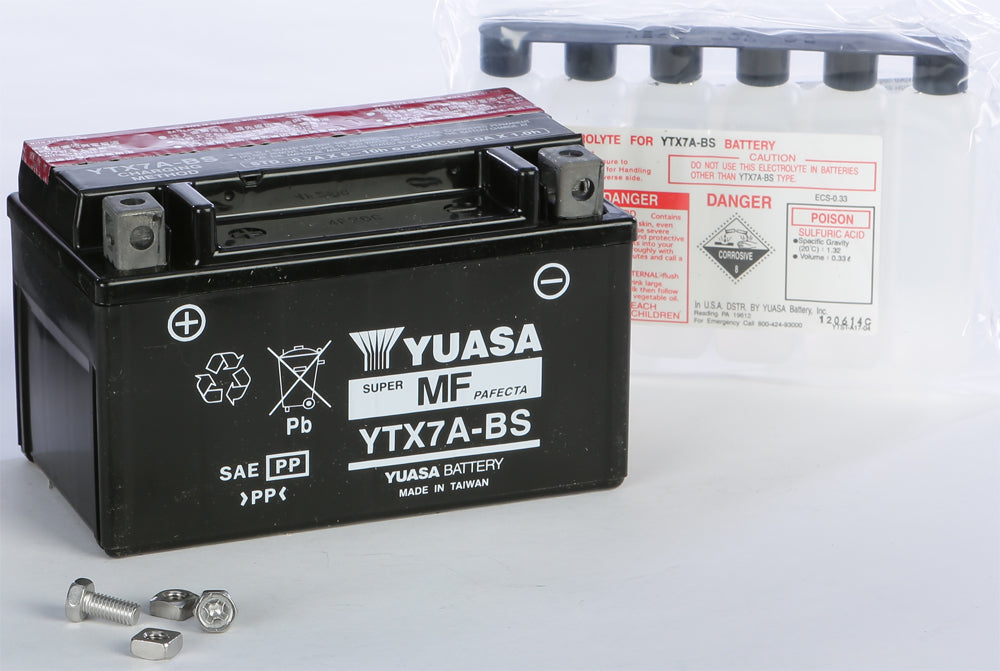 BATTERY YTX7A-BS MAINTENANCE FREE by YUASA