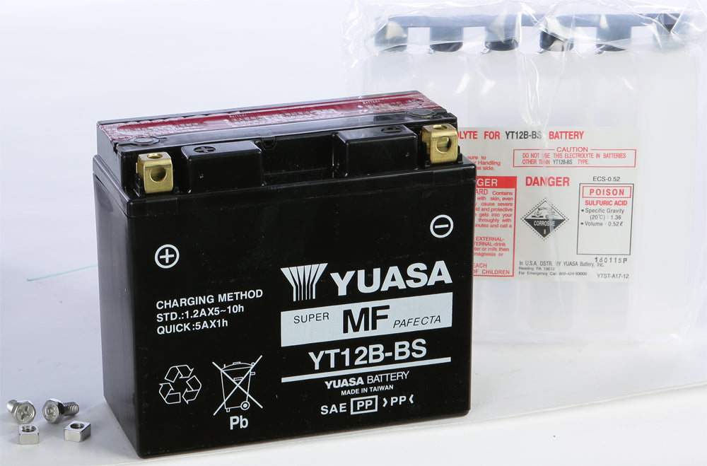 BATTERY YT12B-BS MAINTENANCE FREE by YUASA