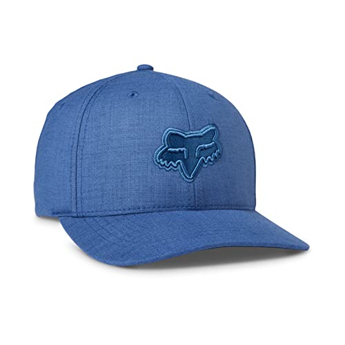 Fox Racing Men's Standard Transposition Flexfit HAT, Heather DEEP Cobalt, L/XL