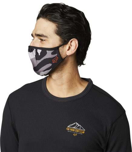 Fox Racing Men's Standard FACE MASK, Black CAMO, One Size