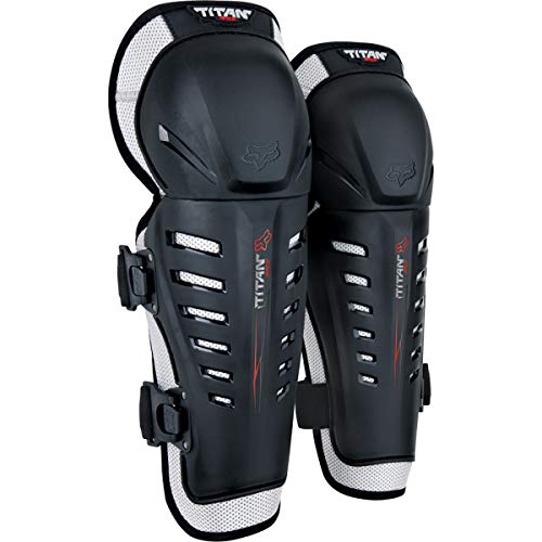 Fox Racing unisex-child TITAN RACE MOTOCROSS KNEE/SHIN GUARDS,Black,One Size