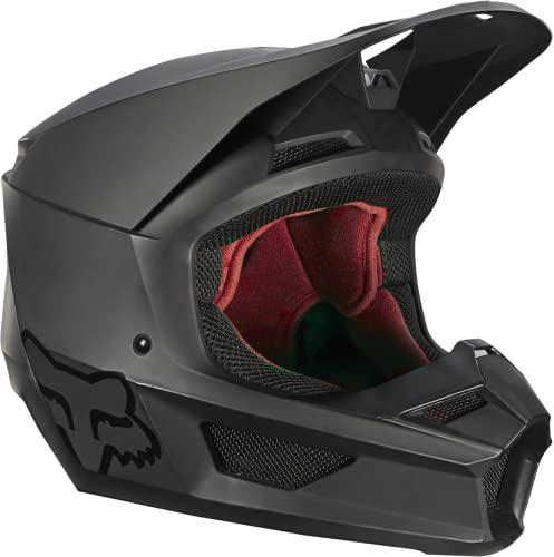 Fox Racing V1 Core Motocross Helmet, Plaic Black, XX-Large