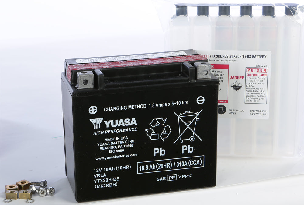 BATTERY YTX20H-BS MAINTENANCE FREE by YUASA
