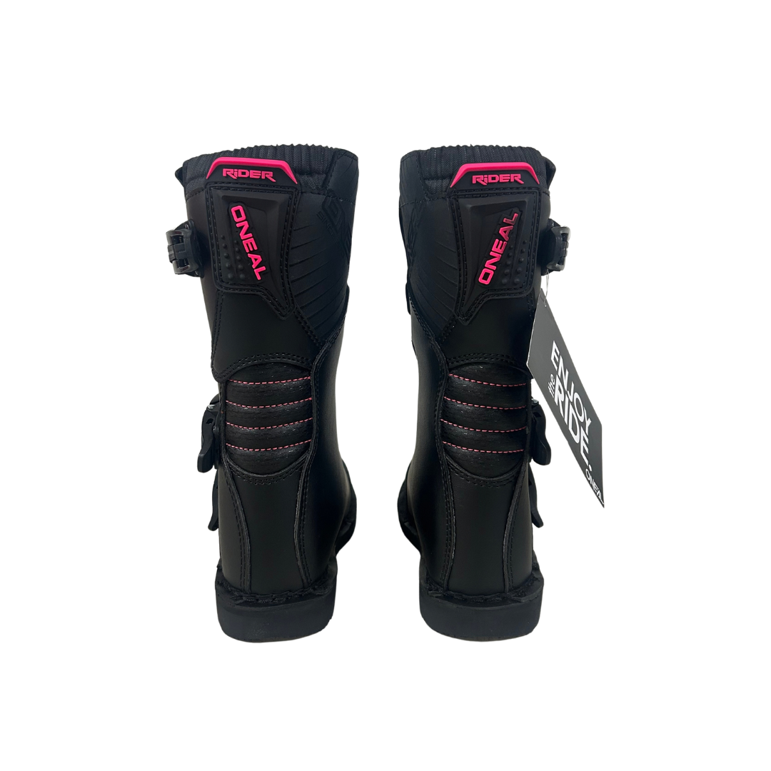 O'Neal Youth Rider MX Boots - Black/Pink