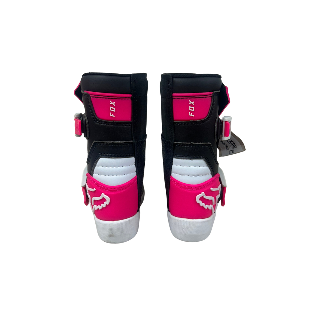 Fox Racing Kids Comp Motocross Boots - Black/Pink