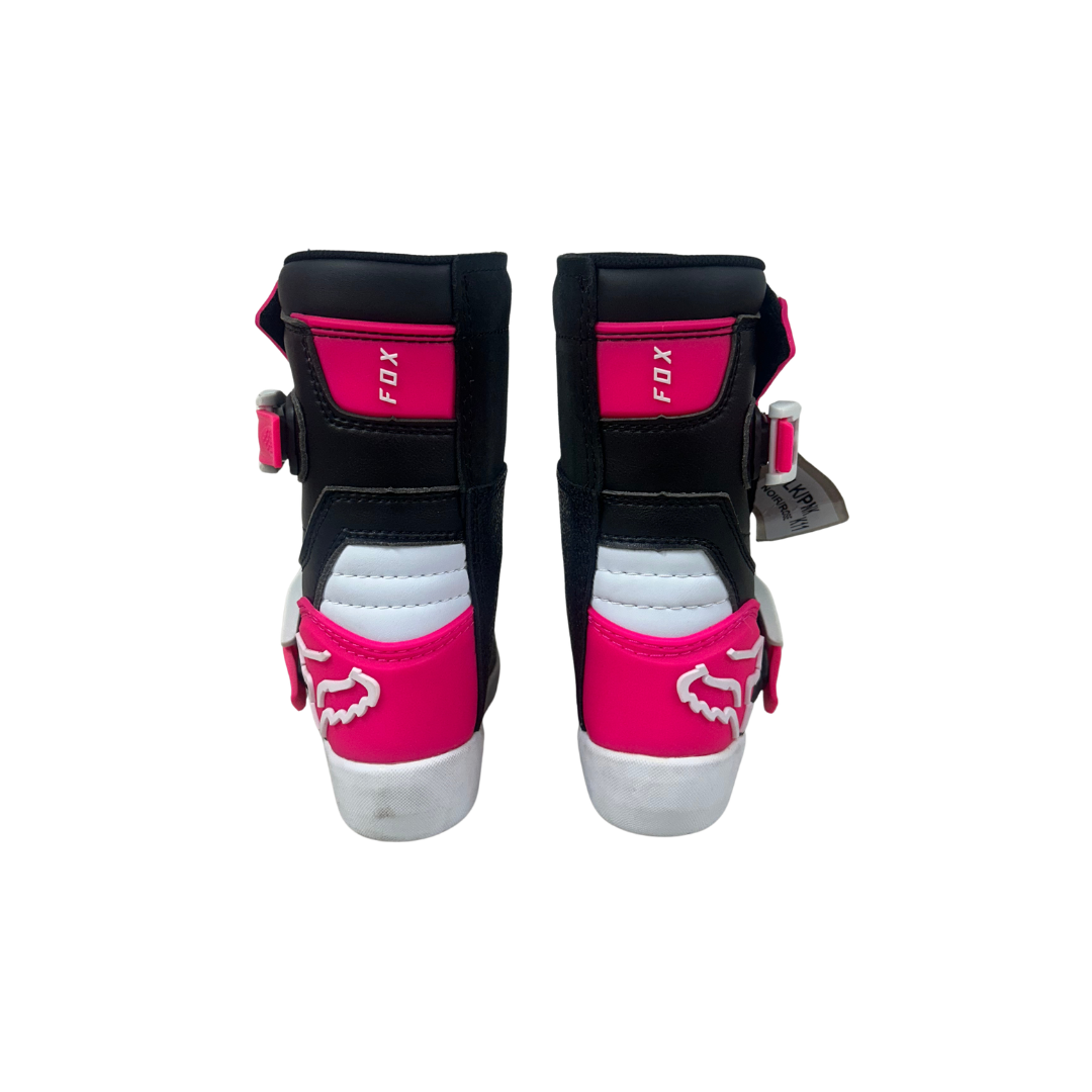 Fox Racing Kids Comp Motocross Boots - Black/Pink