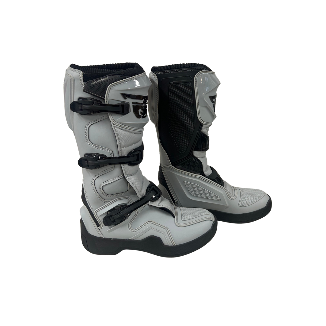 Fly Racing Maverick Boots | Grey/Black