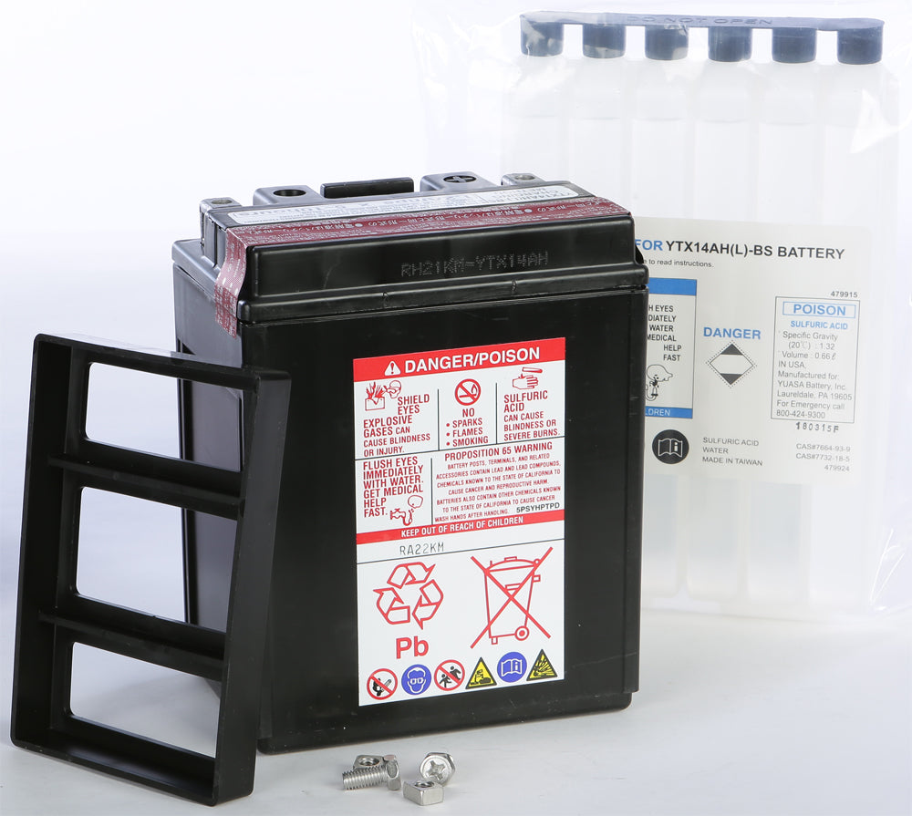 BATTERY YTX14AH-BS MAINTENANCE FREE by YUASA