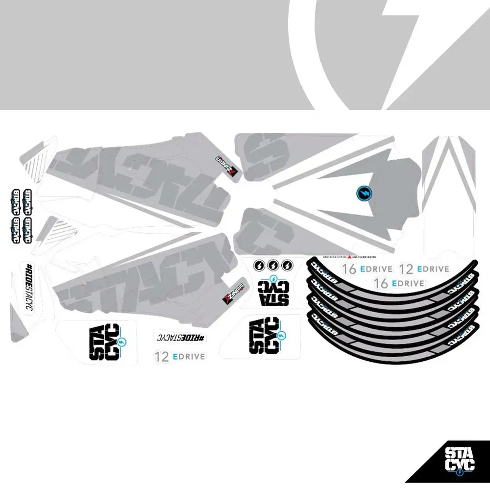STACYC 12eDrive Graphics Kit