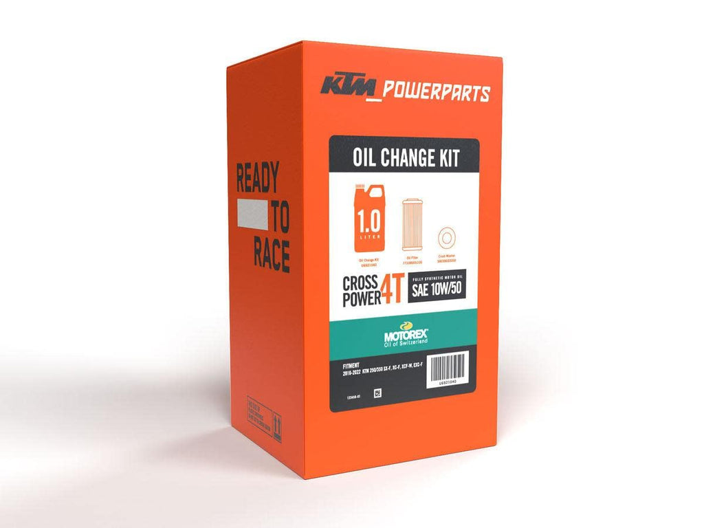 KTM Motorex 10W-50 Oil Change Kit for 250/350 SX-F, XC-F, XCF-W & EXC-F | U6921040