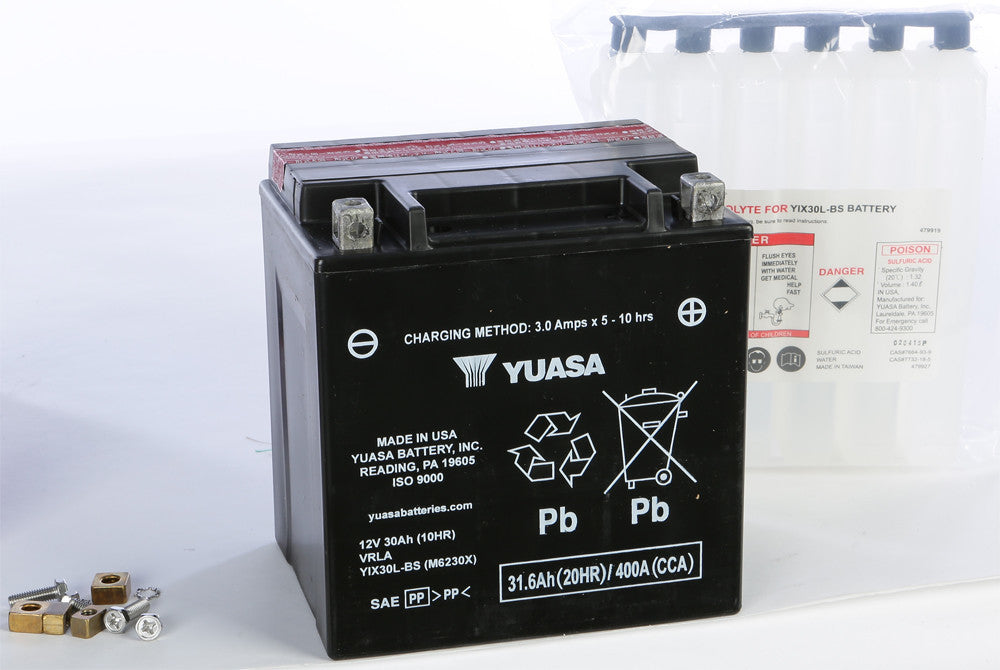 BATTERY YIX30L-BS-PW MAINTENANCE FREE by YUASA