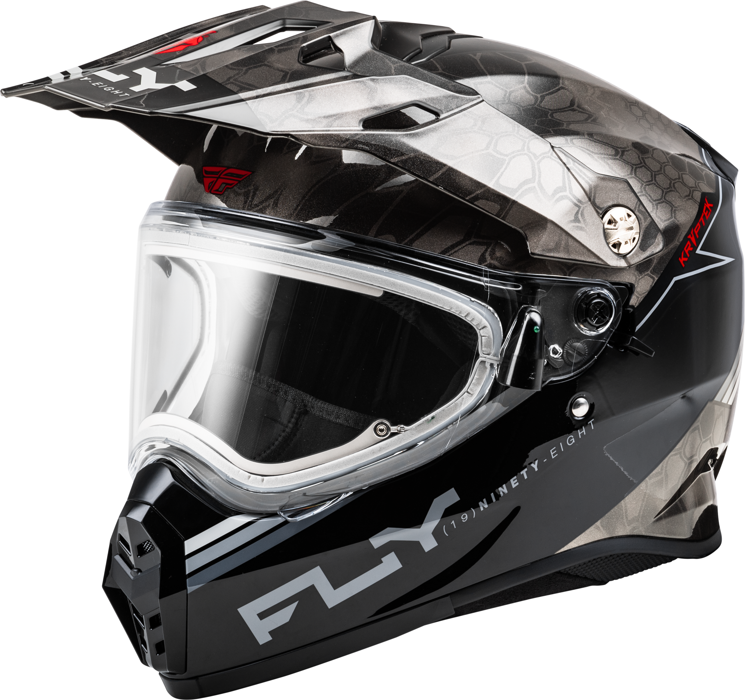 Fly Racing Trekker Cold Weather Conceal Helmet Electric Shield (2024)