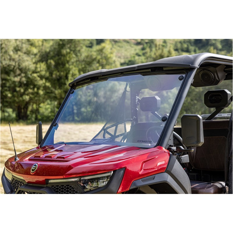 CFMOTO Front Windshield, Poly for all 2025-26 U10 Pro Models | 5HYV-805100-6000