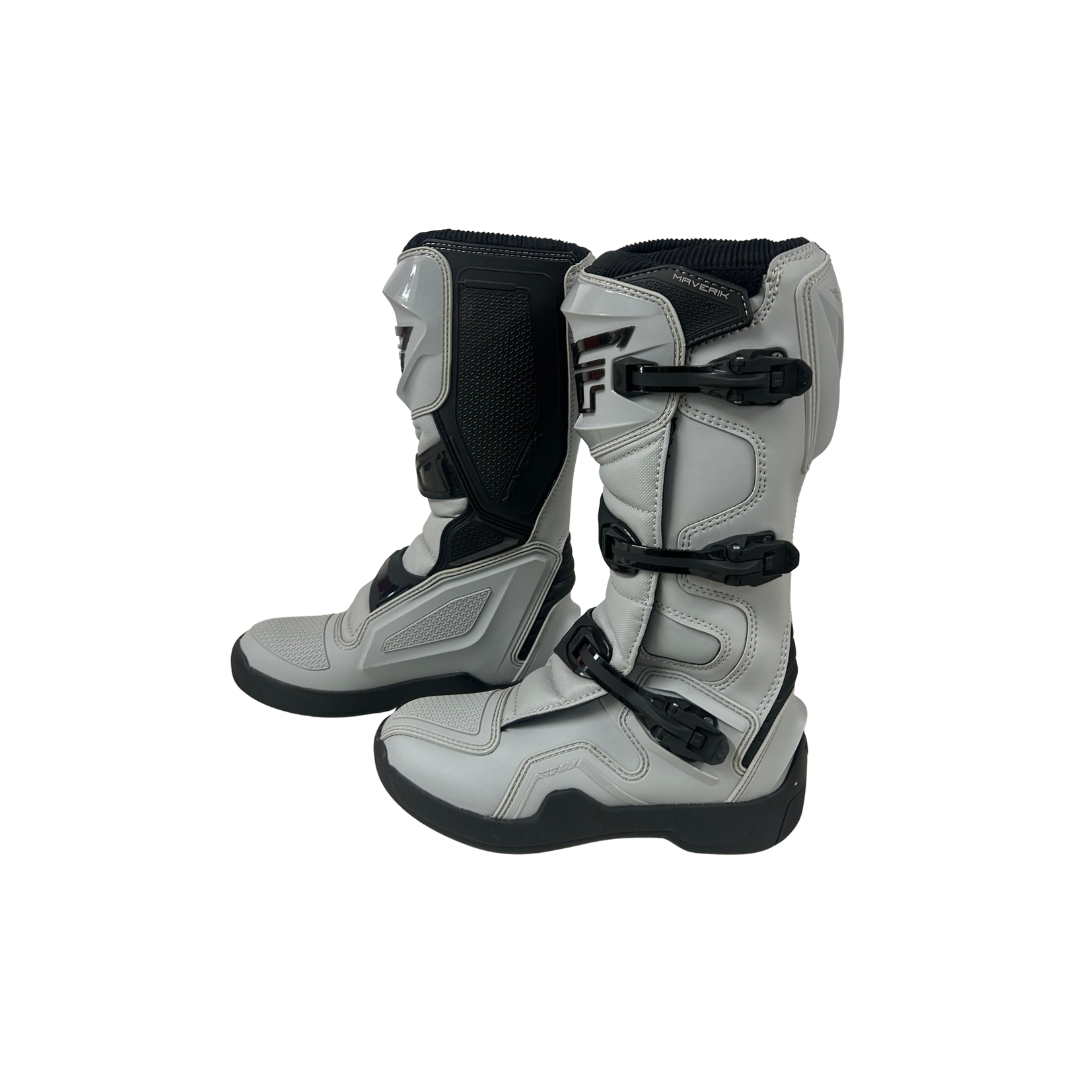 Fly Racing Maverick Boots | Grey/Black