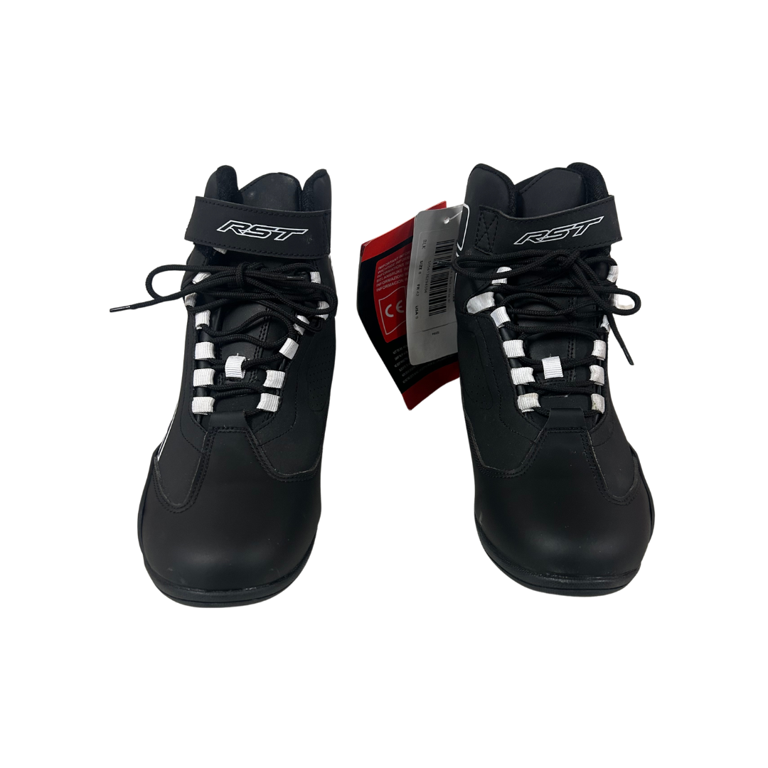 RST Sabre Moto CE Riding Shoes - Black/Black/White