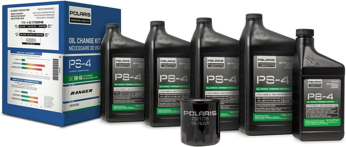 Polaris Oil Change Kit for 2025 Ranger XD 1500 and Ranger Crew XD 1500 | 2890882