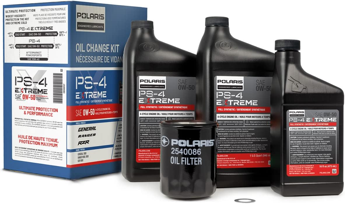 Polaris Oil Change Kit for General XP 4 1000, Xpedition 5 and Ranger Crew (XP) 1000 | 2890057