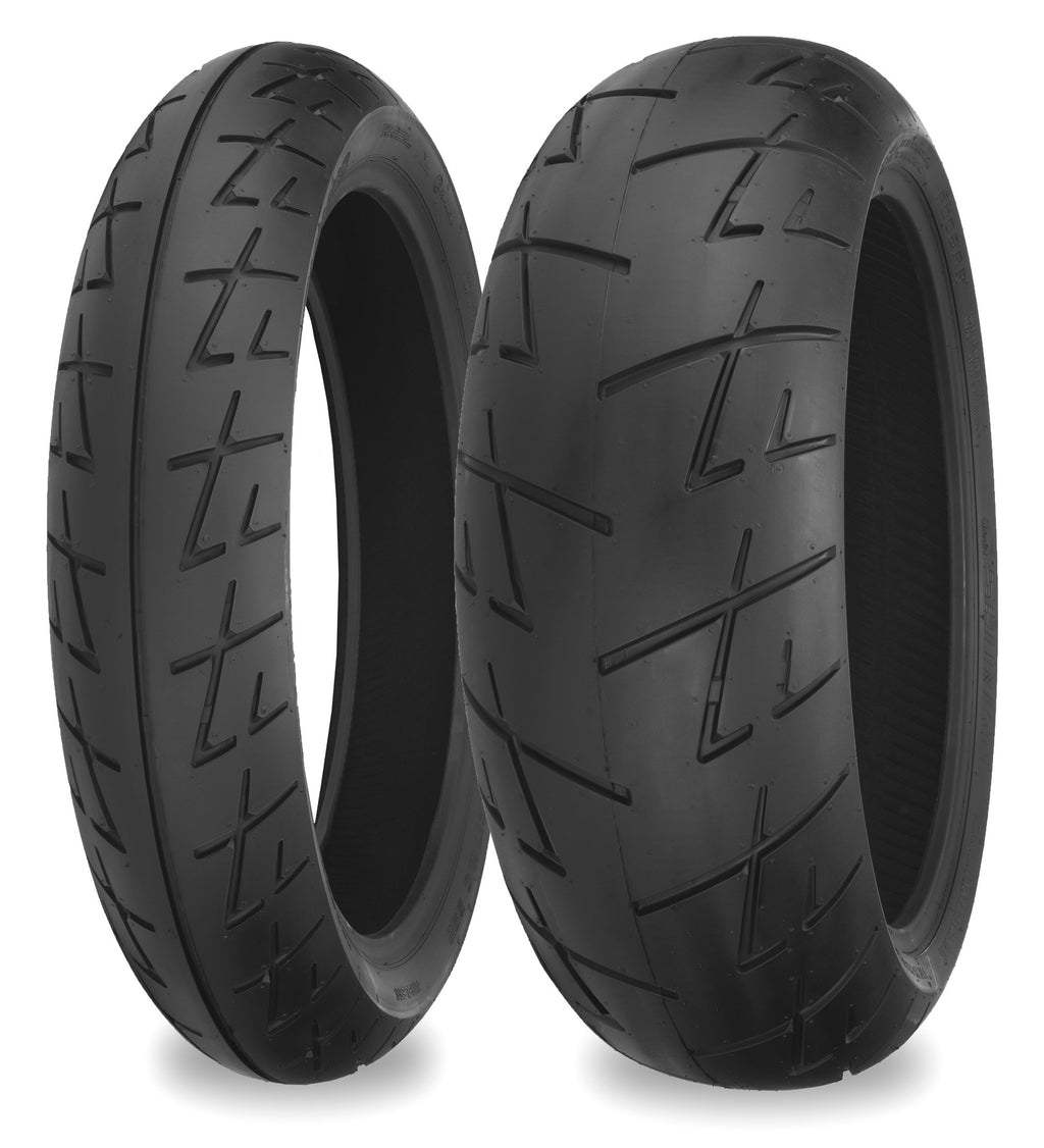 Front 009 Raven Radial Tire 120/70ZR17 by Shinko